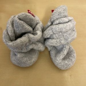 Zutano fleece baby booties- 3 month